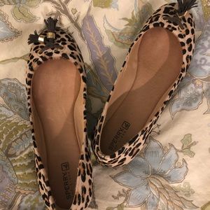 Sperry Top Sider Leopard Print Flats